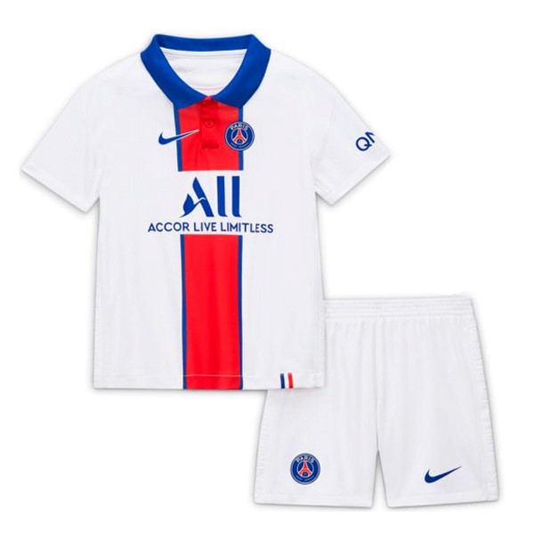 Maglia Paris Saint Germain Away Bambino 20/21 Bianco